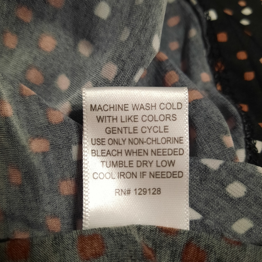 Blue Mood Multicolored Blouse Small - Picture 6 of 6